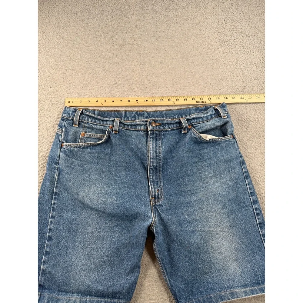 Vintage Levis 505 Jean Shorts Mens 40x9 Orange Tab Made in USA 90s 1994